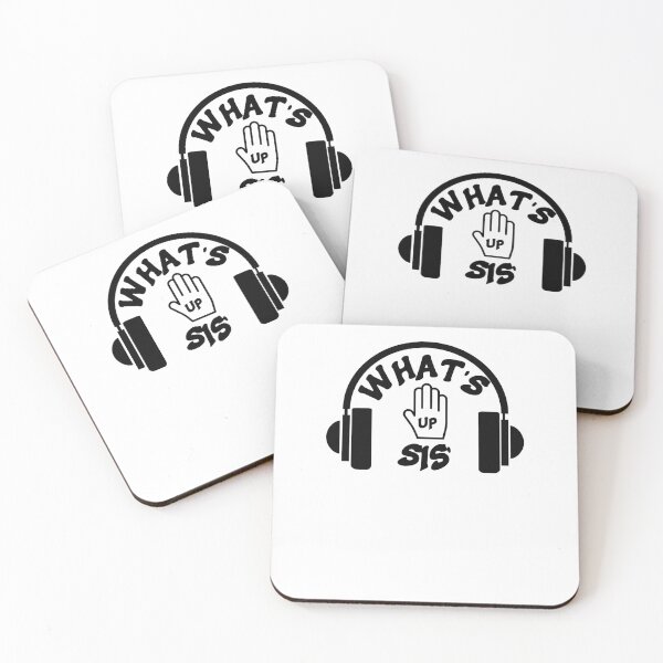 Item preview, What's Up Sis Hand Pointing Up With Headphones designed and sold by Hanlar.