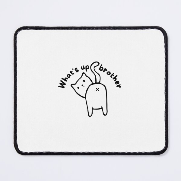 Item preview, What's up brother sketch funny cat designed and sold by TeeToop1.