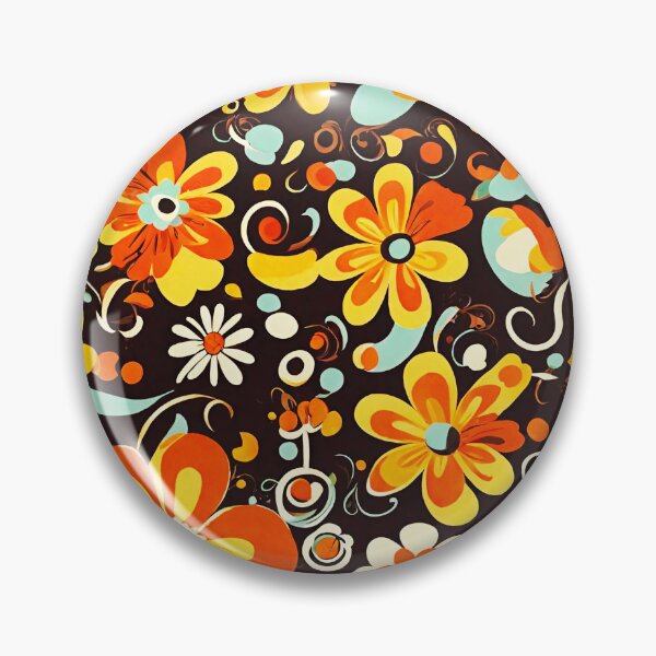 Item preview, 70s Inspired Retro Floral Design designed and sold by Tom-Johnson.