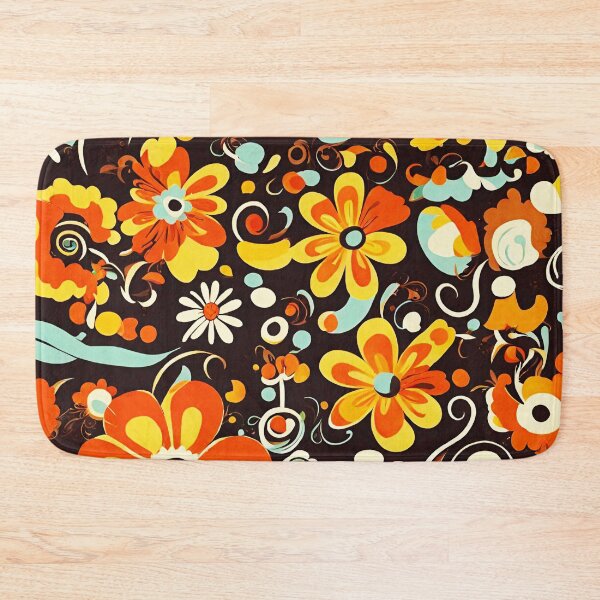 Item preview, 70s Inspired Retro Floral Design designed and sold by Tom-Johnson.