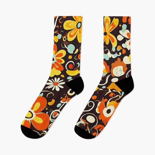 Item preview, 70s Inspired Retro Floral Design designed and sold by Tom-Johnson.