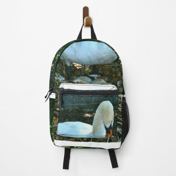 Item preview, Nesting Lake Eola Mute Swan  designed and sold by MercerImages.