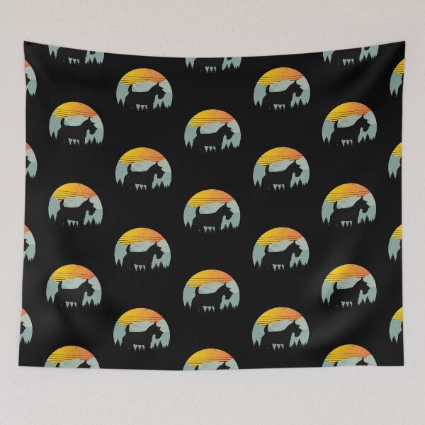 Item preview, Vintage Retro Sun Scottish Terrier Dog Gift  designed and sold by Guarddogdrive.