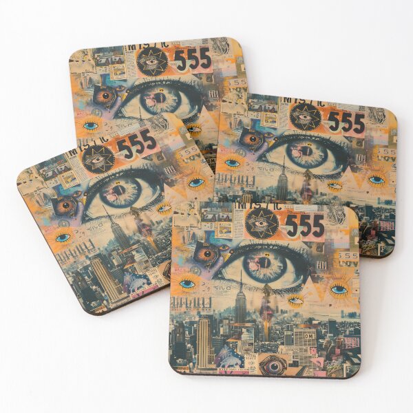 Item preview, Mystic Urban Vision Collage - Eclectic Cityscape designed and sold by Mystikos Art.