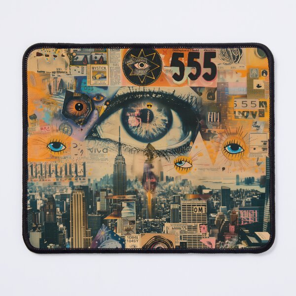 Item preview, Mystic Urban Vision Collage - Eclectic Cityscape designed and sold by Mystikos Art.