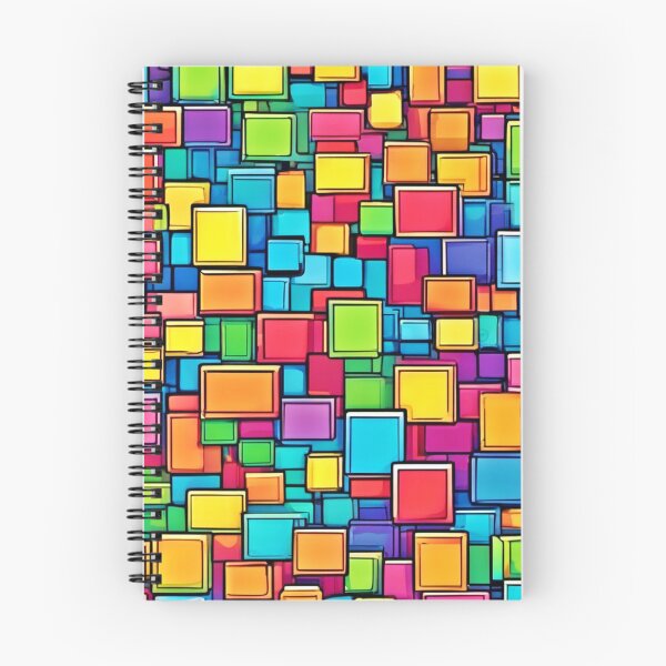 Item preview, Vibrant Box Patterns: Comic Cartoon Art designed and sold by Health And Fitness Posts e-Store.