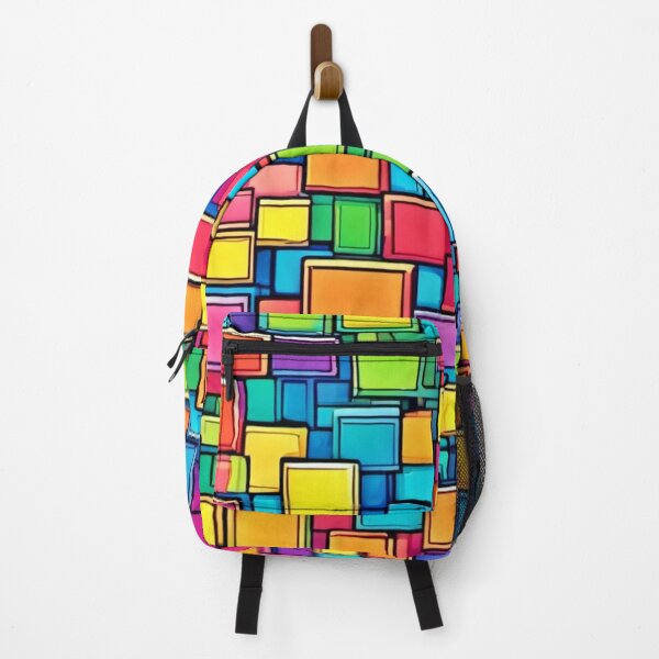 Item preview, Vibrant Box Patterns: Comic Cartoon Art designed and sold by Health And Fitness Posts e-Store.
