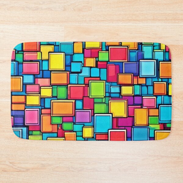 Item preview, Vibrant Box Patterns: Comic Cartoon Art designed and sold by Health And Fitness Posts e-Store.