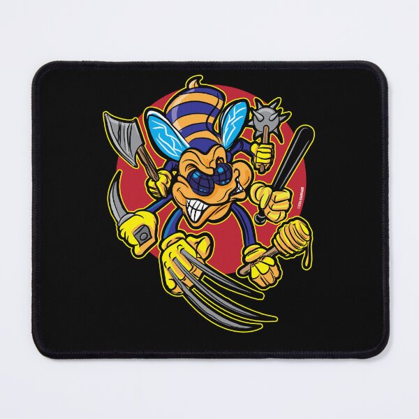 Item preview, Gartoon Killer Bee with weapons designed and sold by eShirtLabs.