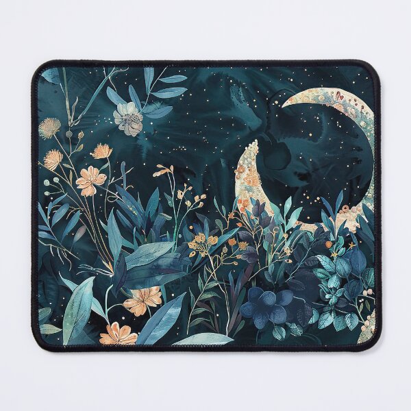 Item preview, "Mystical Moonlight: Celestial Botanical Dreams" designed and sold by StrawberryStudio.