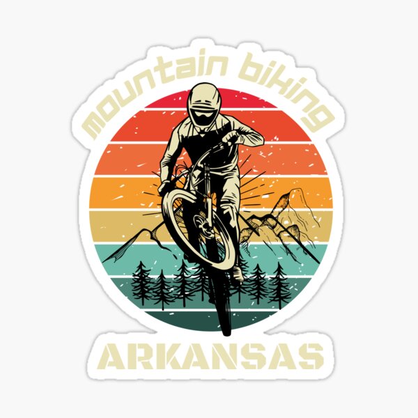 Item preview, Mountain Biking Arkansas designed and sold by Guess4best.