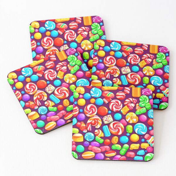 Item preview, Colorful Sweet Treats in Cartoon Style designed and sold by Health And Fitness Posts e-Store.