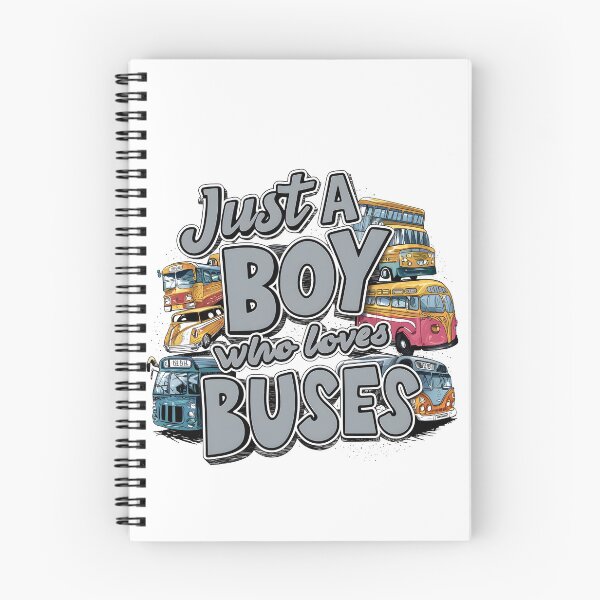 Item preview, Just a Boy Who Loves Buses Cute Bus Lover Kids designed and sold by cimibaka25.