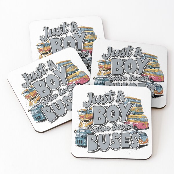 Item preview, Just a Boy Who Loves Buses Cute Bus Lover Kids designed and sold by cimibaka25.