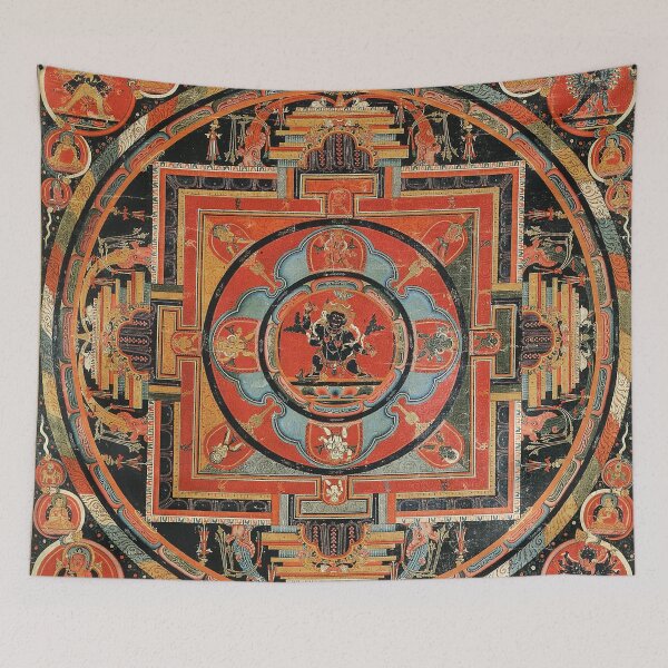 Item preview, Mandala 195 Buddhist Mandala Mahachakra 1400s designed and sold by GuyBlank.