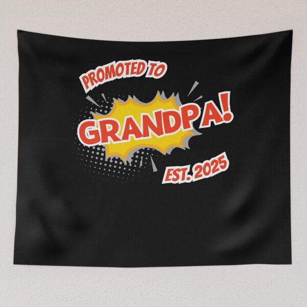 Item preview, Promoted to Grandpa 2025 Grandparent Pregnancy Announcement designed and sold by BunBuntheDog-.