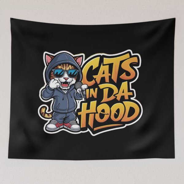 Item preview, Cats in da Hood  designed and sold by Sidney Graf.