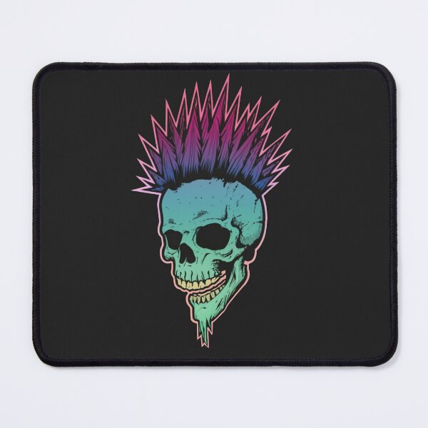 Item preview, Punk Skull with Mohawk designed and sold by ArtCraftLab.