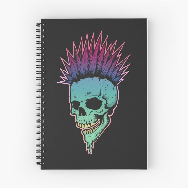Item preview, Punk Skull with Mohawk designed and sold by ArtCraftLab.