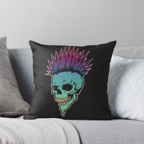 Item preview, Punk Skull with Mohawk designed and sold by ArtCraftLab.