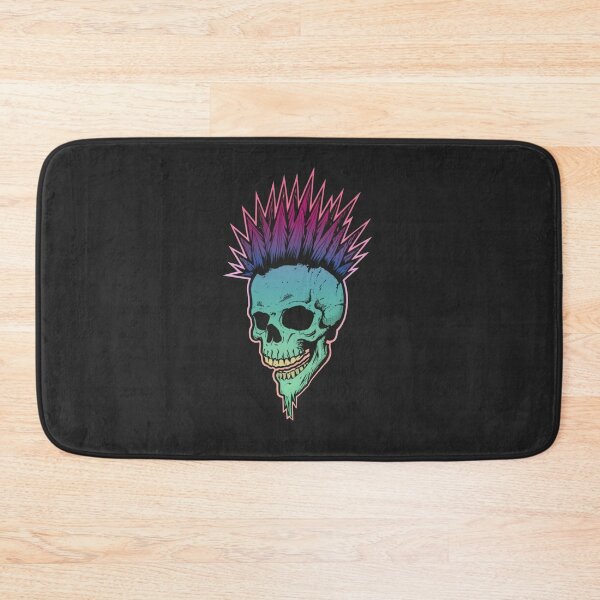 Item preview, Punk Skull with Mohawk designed and sold by ArtCraftLab.