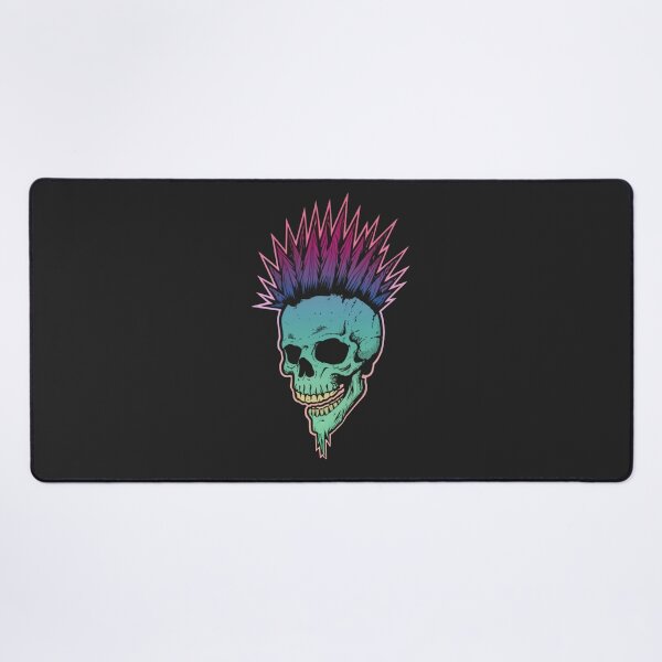 Item preview, Punk Skull with Mohawk designed and sold by ArtCraftLab.