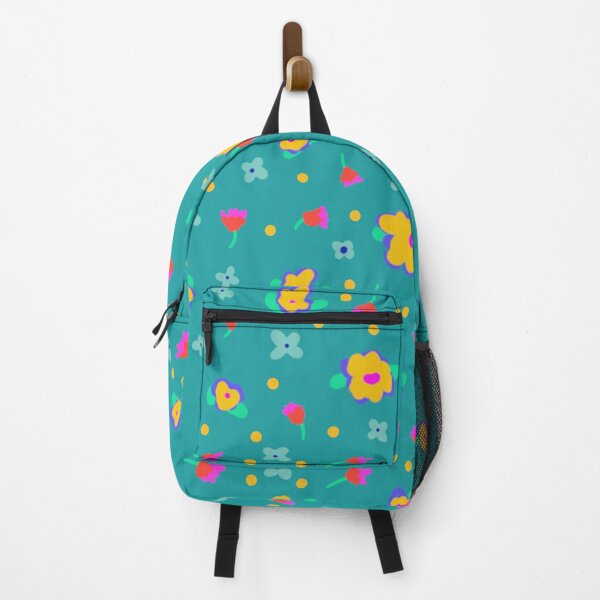 Item preview, Aqua Background Country Cotttage Style Yellow Flowers designed and sold by CheriesArt.