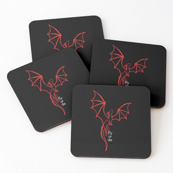Item preview, Fly or die - ACOTAR dragon designed and sold by Neadoodles.