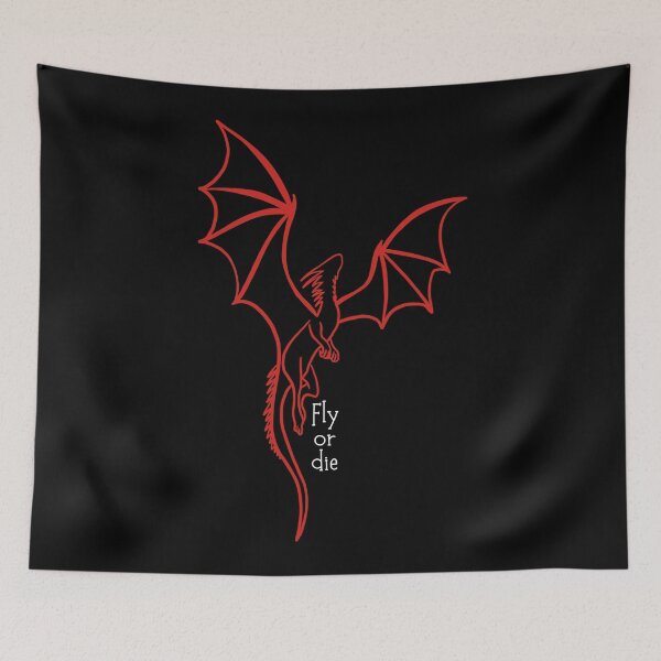 Item preview, Fly or die - ACOTAR dragon designed and sold by Neadoodles.