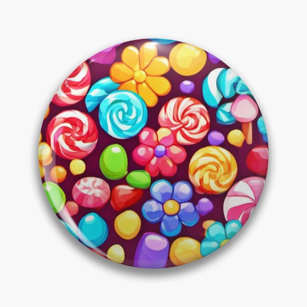 Item preview, Sweet Cartoon Art: Colorful Lollipop Flowers designed and sold by Health And Fitness Posts e-Store.