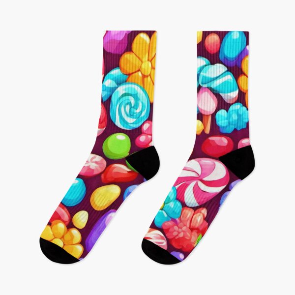 Item preview, Sweet Cartoon Art: Colorful Lollipop Flowers designed and sold by Health And Fitness Posts e-Store.