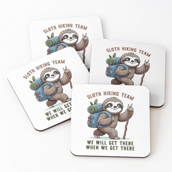 Item preview, Sloth Hiking Team Funny Camping and Hiking designed and sold by RareBunny.
