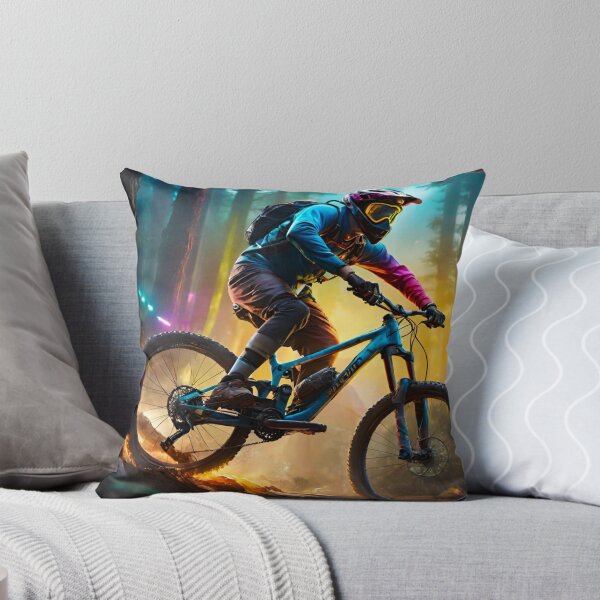 Artikelvorschau, Flowiger Downhill: MTB-Fahrer rutscht durch den Berghang entworfen und verkauft von GrizzlyCollective.