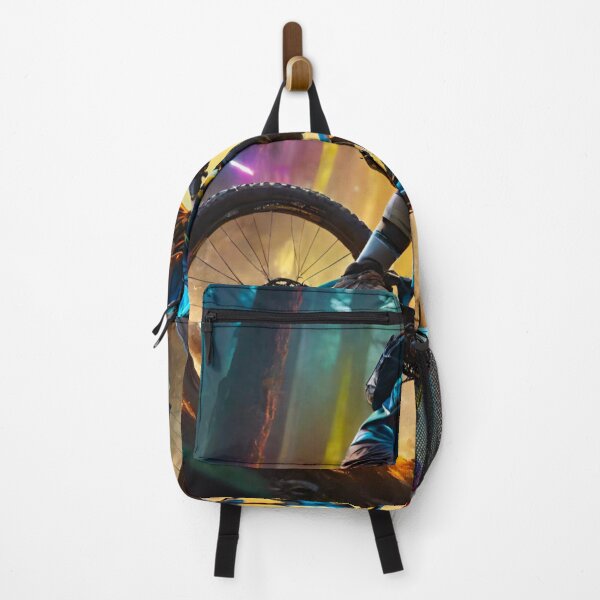 Item preview, Flowing Downhill: MTB Rider Slides Through the Mountainside designed and sold by GrizzlyCollective.