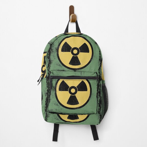 Item preview, Distressed Vintage Retro Atomic Yellow, Black and Green Radioactive designed and sold by Angry Swan Designs.