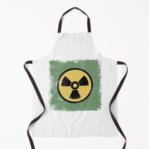Item preview, Distressed Vintage Retro Atomic Yellow, Black and Green Radioactive designed and sold by Angry Swan Designs.