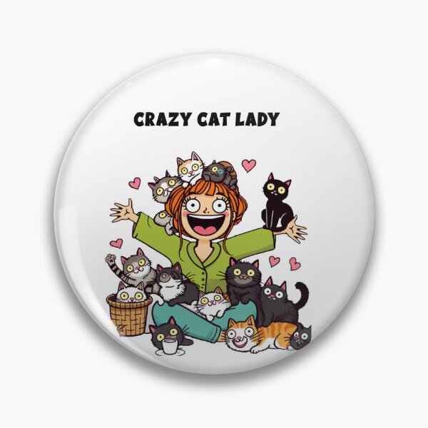 Item preview, Crazy Cat Lady designed and sold by Moo4U.
