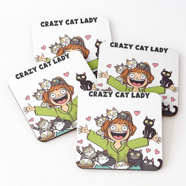 Item preview, Crazy Cat Lady designed and sold by Moo4U.