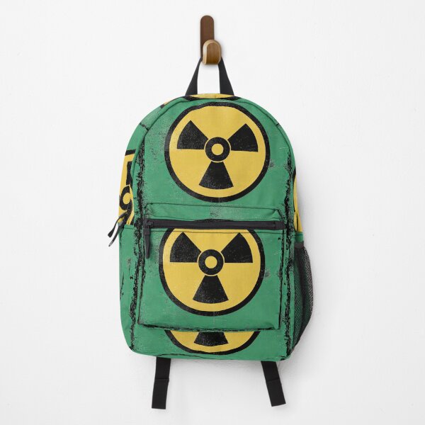 Item preview, Distressed Vintage Retro Atomic Yellow, Black and Green Radioactive designed and sold by Angry Swan Designs.