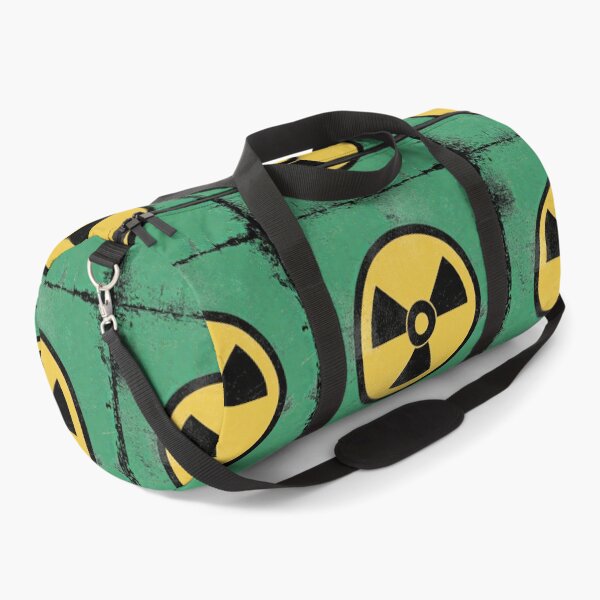Item preview, Distressed Vintage Retro Atomic Yellow, Black and Green Radioactive designed and sold by Angry Swan Designs.
