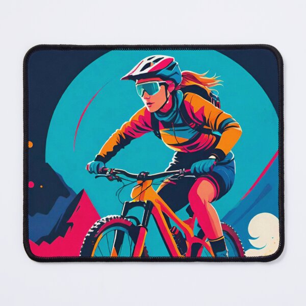 Item preview, Gnarly Berms: Women’s MTB Racers Flow Through the Trails designed and sold by GrizzlyCollective.