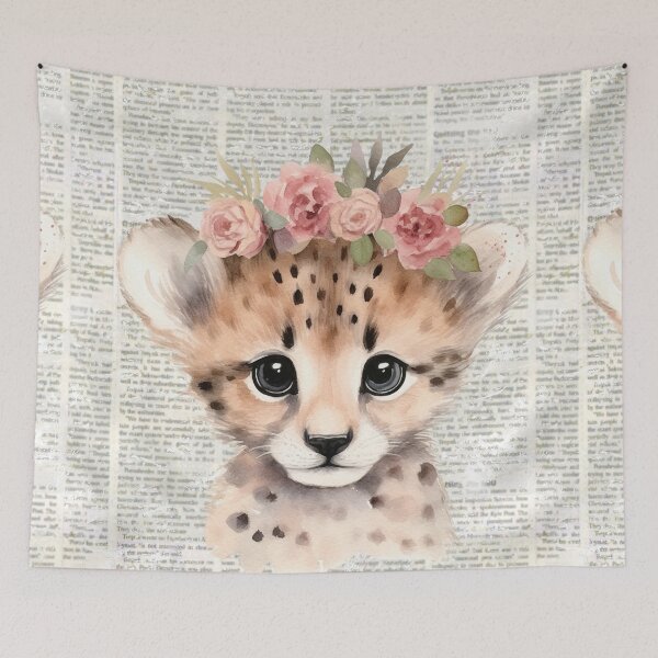 Item preview, Lion, tiger t-shirts, nature pattern t-shirts, cute wild animal pattern t-shirts, vintage style t-shirts. ,newspaper designed and sold by BeYourself1993.