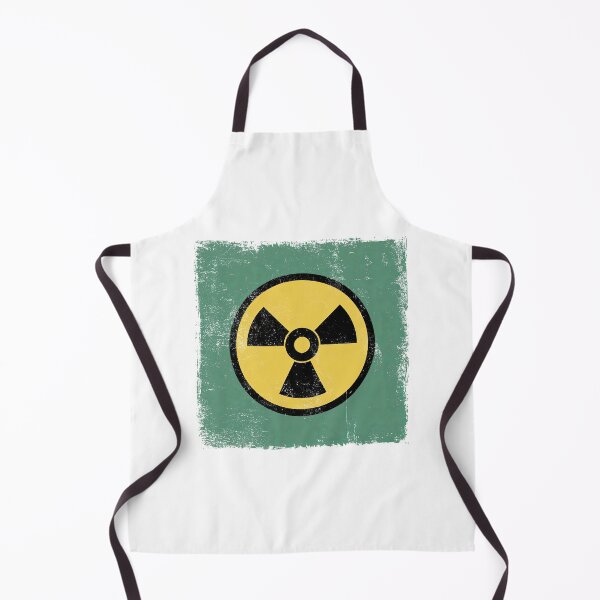 Item preview, Distressed Vintage Retro Atomic Yellow, Black and Green Radioactive designed and sold by Angry Swan Designs.