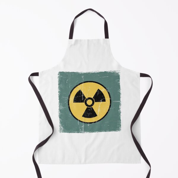 Item preview, Copy of Distressed Vintage Retro Atomic Yellow, Black and Teal Radioactive designed and sold by Angry Swan Designs.