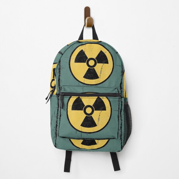 Item preview, Copy of Distressed Vintage Retro Atomic Yellow, Black and Teal Radioactive designed and sold by Angry Swan Designs.