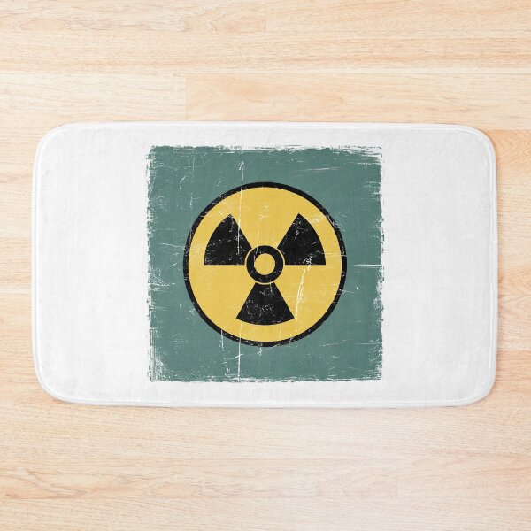 Item preview, Copy of Distressed Vintage Retro Atomic Yellow, Black and Teal Radioactive designed and sold by Angry Swan Designs.