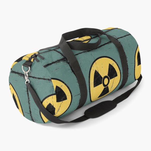 Item preview, Copy of Distressed Vintage Retro Atomic Yellow, Black and Teal Radioactive designed and sold by Angry Swan Designs.