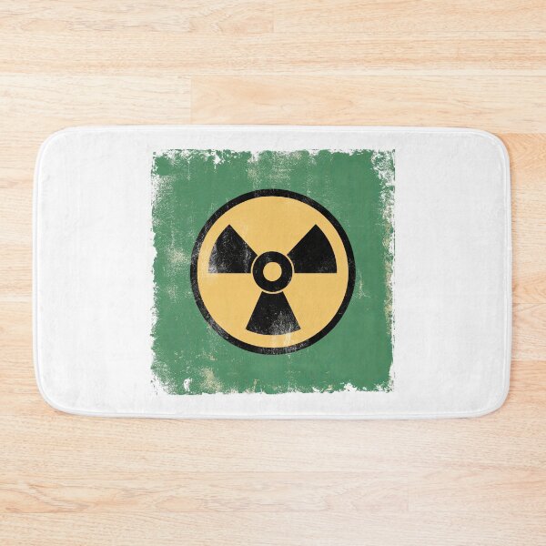Item preview, Distressed Vintage Retro Atomic Yellow, Black and Green Radioactive designed and sold by Angry Swan Designs.