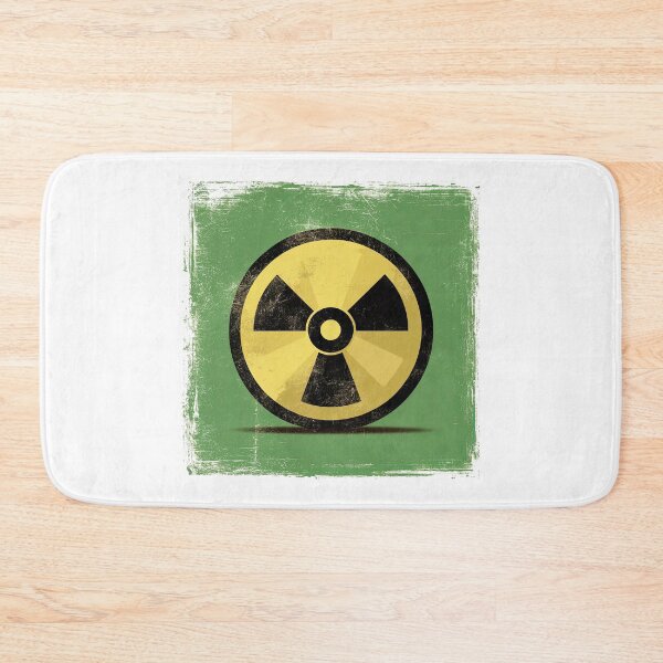 Item preview, Distressed Vintage Retro Atomic Yellow, Black and Green Radioactive designed and sold by Angry Swan Designs.