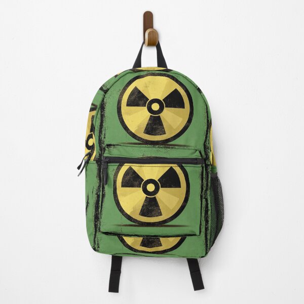 Item preview, Distressed Vintage Retro Atomic Yellow, Black and Green Radioactive designed and sold by Angry Swan Designs.